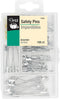 Dritz 1480 Safety Pins with Storage Box, Nickel plated Steel & Brass, Assorted Sizes (100-Count)...