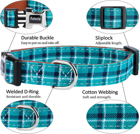 Soft &Comfy Bowtie Dog Collar,Detachable and Adjustable Bow Tie Collar,for Small Medium Large Pet (Large(Pack of 1), Green)...