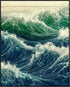 Posterizer 1 pcs-ocean waves-beautiful nature art work 6-Landscape & Nature Art-Coastal & Nautical Art-Decor for Home & Office- unframed wall art...