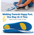 Kids Orthotic Soft Cushioning Arch Support Shoe Insoles, Children Inserts for Flat feet, Plantar Fasciitis, Feet Heel Pain Relief - Better Posture...