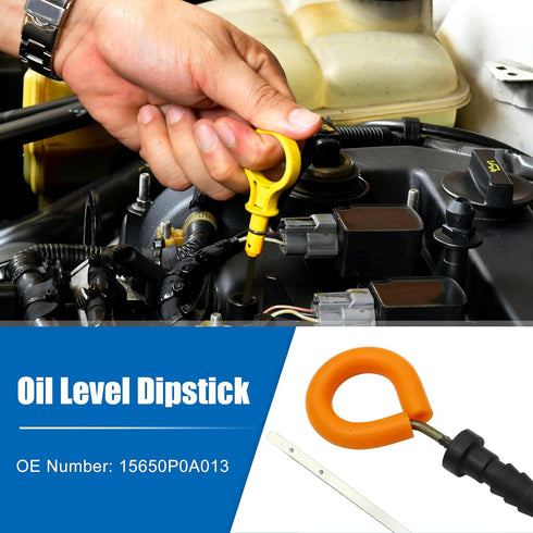 uxcell 1 Pcs Engine Oil Dipstick Engine Oil Fluid Level Dipstick for Honda Accord DX EX LX SE Value Package 2.3L L4 Gas 3.0L V6 No.15650P0A013...