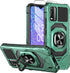 for Nokia C210 Case with Tempered Glass Screen Protector,Military Grade Heavy Duty Shockproof Protective Cover,with Ring Kickstand Full-Body Prote...