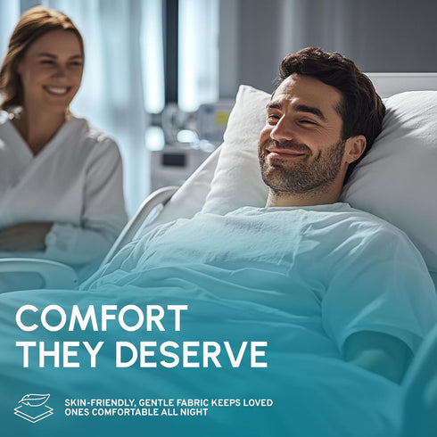 White Classic Fitted Hospital Bed Sheets, Cotton Fitted Sheet with 200 Thread Count, Soft Standard Sheets for Hospital Bed Size: 36" x 80" x 9"...