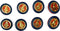 Navy Gold Anchor Buttons Sets on Red for Coats and Suits - Navy Buttons - (8 Small 5/8')...