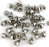 100 Sets 9MM Silver Spikes and Studs Metal Bullet Cone Spikes Screw Back Leather Craft Rapid Rivet Screws Punk Studs and Spikes for Clothing Shoes...