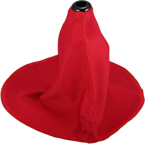 Car Shift Dust Cover Universal Gear Shift Knob Boot Dust Cover Fabric Red...