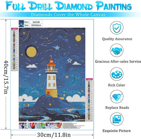 Leatrice Diamond Painting Kits for Adults,DIY Paint by Numbers for Adults Beginner, DIY Full Drill Diamond Dots Paintings Picture Arts Craft for H...