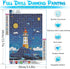 Leatrice Diamond Painting Kits for Adults,DIY Paint by Numbers for Adults Beginner, DIY Full Drill Diamond Dots Paintings Picture Arts Craft for H...