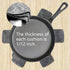 Pot and Pan Protectors Set of 12, 3 Different Size Larger & Thicker Pan Protectors for Stacking and Protecting Your Cookware...