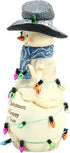 Pavilion Gift Company Pavilion-Merry Christmas and A Happy New Year-6 Inch Collectible BirchHearts Snowman Figurine, 6", White...
