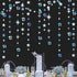 Iridescent 13th Birthday Decorations Number 13 Circle Dot Twinkle Star Garland Metallic Hanging Streamer Bunting Banner Backdrop Girls 13 Year Old...