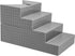 Deluxe Gray Breakable Ring Stairs for Wrestling Action Figure Rings...