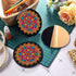 DARENYI 2Pcs Round Acrylic/Plexiglass Sheets, 12 inch Black Acrylic Boards 0.04 Inch Thick Blank Acrylic Discs Circle Plastic Sheets Acrylic Panel...