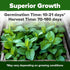 HOME GROWN Lemon Balm Seed Pack - 403 Non-GMO Heirloom Herbal Tea Seeds - Lemon Balm Seeds for Planting Herbal Tea Gardens Indoors or Outdoors - P...