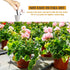 100Pcs Drip Irrigation Fittings 1/4” Single Barbed Coupling Connectors Drip Sprinkler Head Barbed Connectors, Irrigation Tubing Drip Line Coupler ...