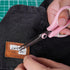 Pink Professional Sewing Scissors Set: Big Scissors, Small Scissors, Rotary Cutter with 3pcs Extra Blades for Cutting Fabric...