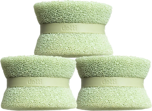 Dotti Super Scrubber Silicone Sponge - Odor-Free, Non-Scratch, Fast-Drying, and Dishwasher-Safe Dish Scrubber - Also for Showers, Tile, and Counte...