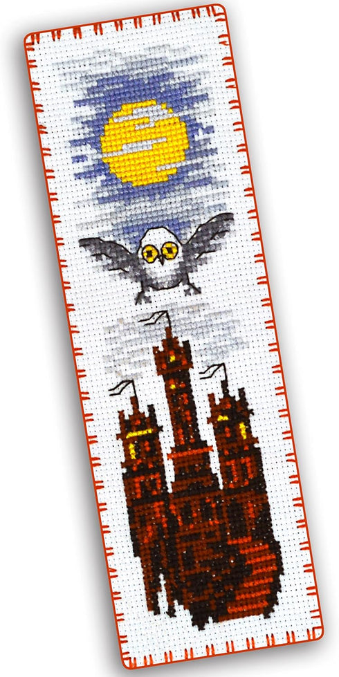 Povitrulya Counted Cross Stitch Kit Magic Night - DIY Bookmark Set for Hand Embroidery...