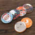 BEAMNOVA 100 Sets of Metal Button Supplies Blank 32mm / 1.26 in (Approx. 1-1/4 inch) for Button Maker Machine, Slick Metallic Back, Badge Making P...