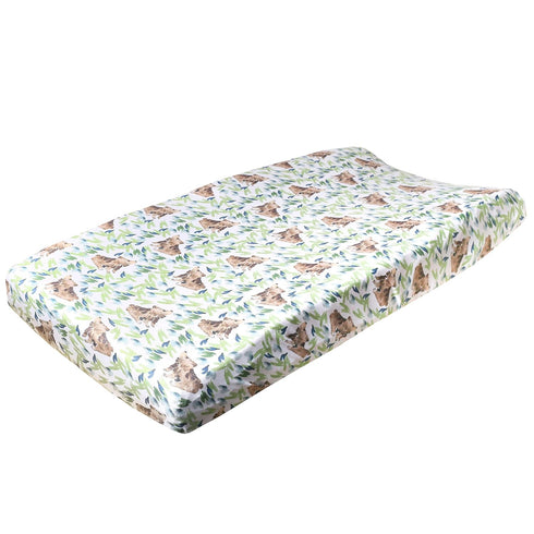 Copper Pearl Premium Knit Changing Pad Cover Soft, Stylish, and Universal Fit for All Standard Diaper Changing Pads, Trendy Design Changing Pad Co...
