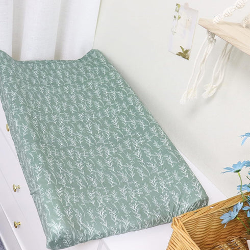 Baby Diaper Changing Pad Cover Cradle Mattress Sheets, Infant Stretchy Fabric Changing Table Cover Changing Mat Cover Baby Nursery Diaper Changing...