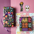 LeZakaa Holiday Wrapping Paper Sheet - 12 Sheet with 4 Different Design - Skull/Skeleton/Floral Print for Day of the Dead, Halloween - 27.5 x 19.6...