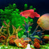 Silicone Artificial Fish Aquarium Decortion High Simulation Lifelike Floating Fake Betta Fish Tank Ornament (Red Goldfish)...