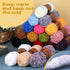 4 * 3.35oz/100g Chenille Yarn, Velvet Yarn, Chenille Yarn for Crocheting, Blanket Yarn with Big Eye Needles, Stitch Markers, Soft Chenille Yarn fo...