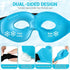Comfytemp Cold Gel Eye Mask, Cooling Eye Ice Pack for Puffiness, Reusable Cold Compress Sleeping Mask for Puffy Eye, Dry Eyes, Sinus, Dark Circles...
