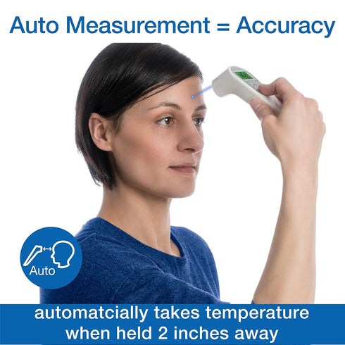 Microlife Non-Contact Forehead Thermometer, Digital Infrared No-Touch Thermometer (for Adults, Kids & Baby), Large Backlit LCD Screen, Fever Alarm...