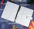 A5 Binder Cover with Magnetic Buckle Closure, 6 Ring A5 PU Leather Binder Personal Notebook for Organizing Planner Refill Pages, Photo Card Binder...