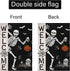Louise Maelys Halloween Skull Garden Flag 12x18 Double Sided, Burlap Small Spooky Welcome Halloween Pumpkin Bat Yard House Flags Seasonal Holiday ...