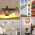 ORALUCE LED Edison Light Bulb 60 Watt Equivalent E26,Vintage Light Bulbs 6W 5000K Daylight White 700 Lumen, ST64 / ST21 Antique LED Filament for C...