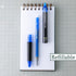 PILOT Frixion Synergy Clicker Erasable Pens, Retractable and Refillable, 0.5mm Extra Fine Point, 6 Pack of Blue Ink Pens + 6 Refills...