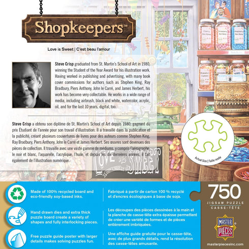 MasterPieces 750 Piece Jigsaw Puzzle for Adults, Family, Or Youth - Love is Sweet - 18"x24"...