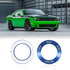 TOMALL Aluminum Alloy Engine Start Stop Push Button Ring Compatible with Dodge Challenger Charger 2015-2020 Car Power Ignition Switch Button Cover...
