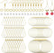 670Pcs Earring Making Kit with 120 Earring Beading Hoops Earring Finding Beading Hoop Earrings Bulk,150 Hooks,200 Jump Rings,200 Earring Backs for...