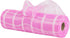 MEEDEE Pink and White Plaid Deco Mesh 10 Inch Pink White Check Mesh Ribbon Fabric Mesh Roll Decorative Mesh Wreath Supplies for Baby Shower It's A...
