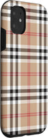 iPhone 11 Checkered Plaid Flannel Gingham Pattern Case...