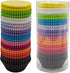 Cupcake Liners Standard Cupcake Cups 500 Pcs Cupcake Wrappers Papers Baking Cups for Cake Balls, Muffins, Cupcakes and Candies (12 Colors, 500 Pcs...