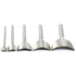 Yaetek 5 Sizes DIY Leather Craft Arc-Shaped Punch Cutter Tools 10mm, 20mm, 30mm, 40mm, 50mm Belt Strap Wallet Bag End...