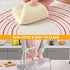 Silicone Baking Mat, Qidoe (16"x 24") Extra Thick Non Stick Baking Mat with Measurement Fondant Mat/Dough Rolling Mat/Counter Mat/Pizza Mat/Oven L...