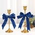 Blue Crushed Velvet Ribbon 1" x 10 Yards Navy Ribbon for Flower Bouquet Vintage Velvet Ribbon for Wedding Invitations, Crafts, Gift Wrapping, Baby...