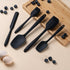 Silicone Spatula Set, 5 Piece Food Grade Rubber Spatulas for Baking, Cooking, and Mixing High Heat Resistant Non Stick Dishwasher Safe BPA-Free (B...