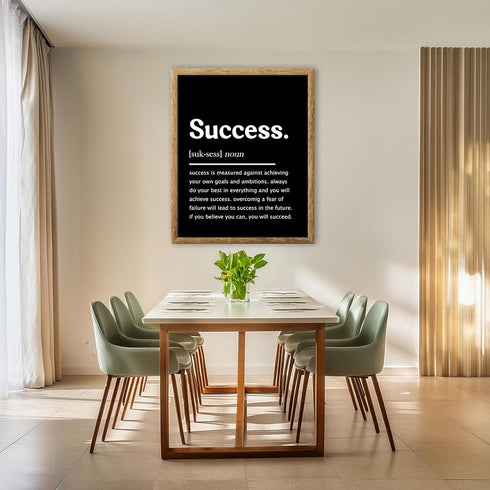 Posterizer 1 pcs-Achieving Success-Believe That You Can-Motivational & Inspirational Art-Gift for Entrepreneurs-Decor for Home & Office- unframed ...