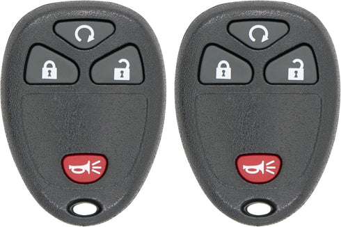 Keyless2Go Replacement for New Keyless Entry with Remote Start Car Key Fob for Select Vehicles with 15114374 KOBGT04A (2 Pack)...