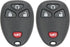 Keyless2Go Replacement for New Keyless Entry with Remote Start Car Key Fob for Select Vehicles with 15114374 KOBGT04A (2 Pack)...