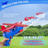 Toy Airplane, 3 Pack Airplane Launcher Toys 2 Flight Mode Glider Plane Outdoor Toys for Kids Ages 3 4 5 6 7 8 9 10 11 12 Year Old Boys & Girls Bir...