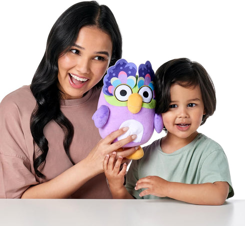 Bluey Chattermax 10" Plush Toy Press The Belly to Hear Sound Effects and Record Your Voice...