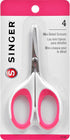 SINGER 07190 4-Inch Craft Scissors with Pink and White Comfort Grip, ,...
